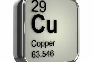 3d Copper element