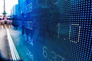 Market Prices Board in Asia