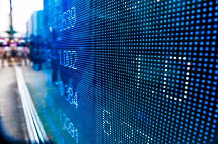 Market Prices Board in Asia