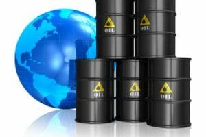 Oil trading concept