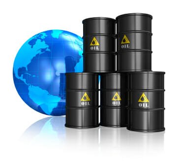 Oil trading concept