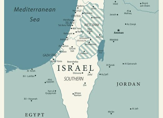Map of Israel
