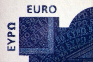 Euro Bill Hologram Photo