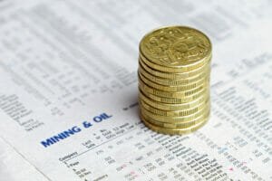 Australian Coins over Mining and Oil Financial Data