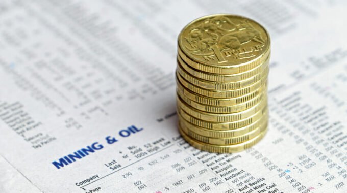 Australian Coins over Mining and Oil Financial Data